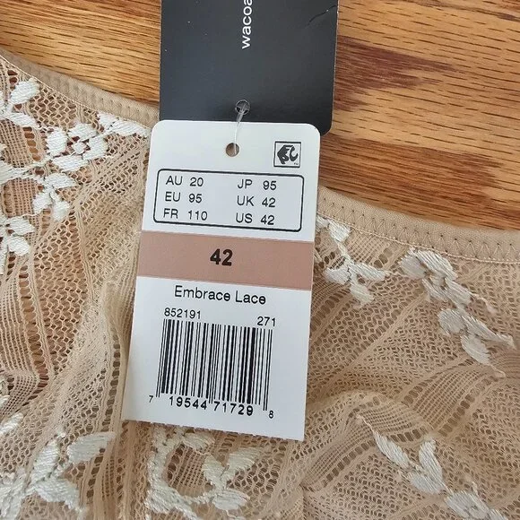 NWT Wacoal Wire free Bralette - Picture 3 of 4